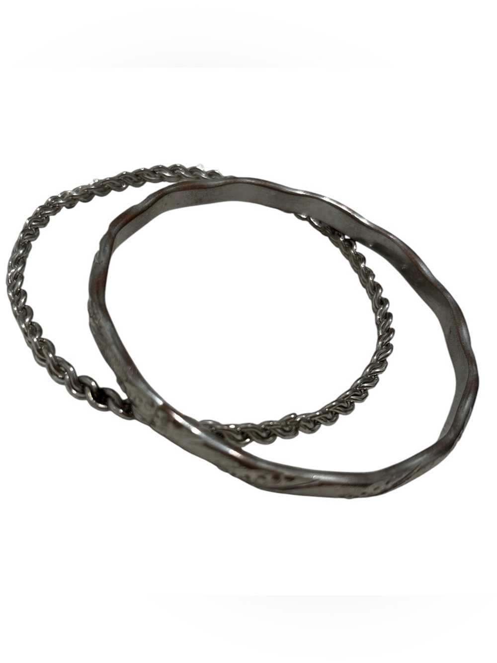Silver Bangle Set
